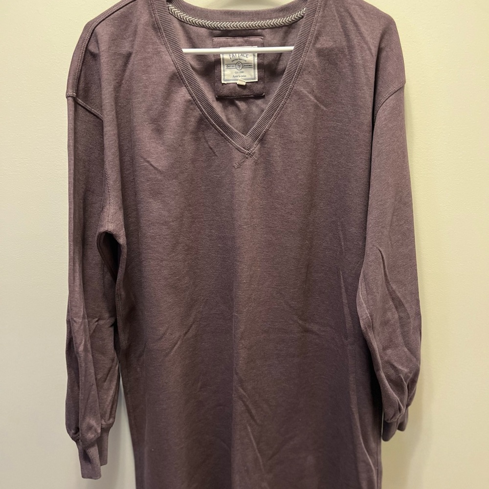 Fat Face V-Neck Sweatshirt - Size 12